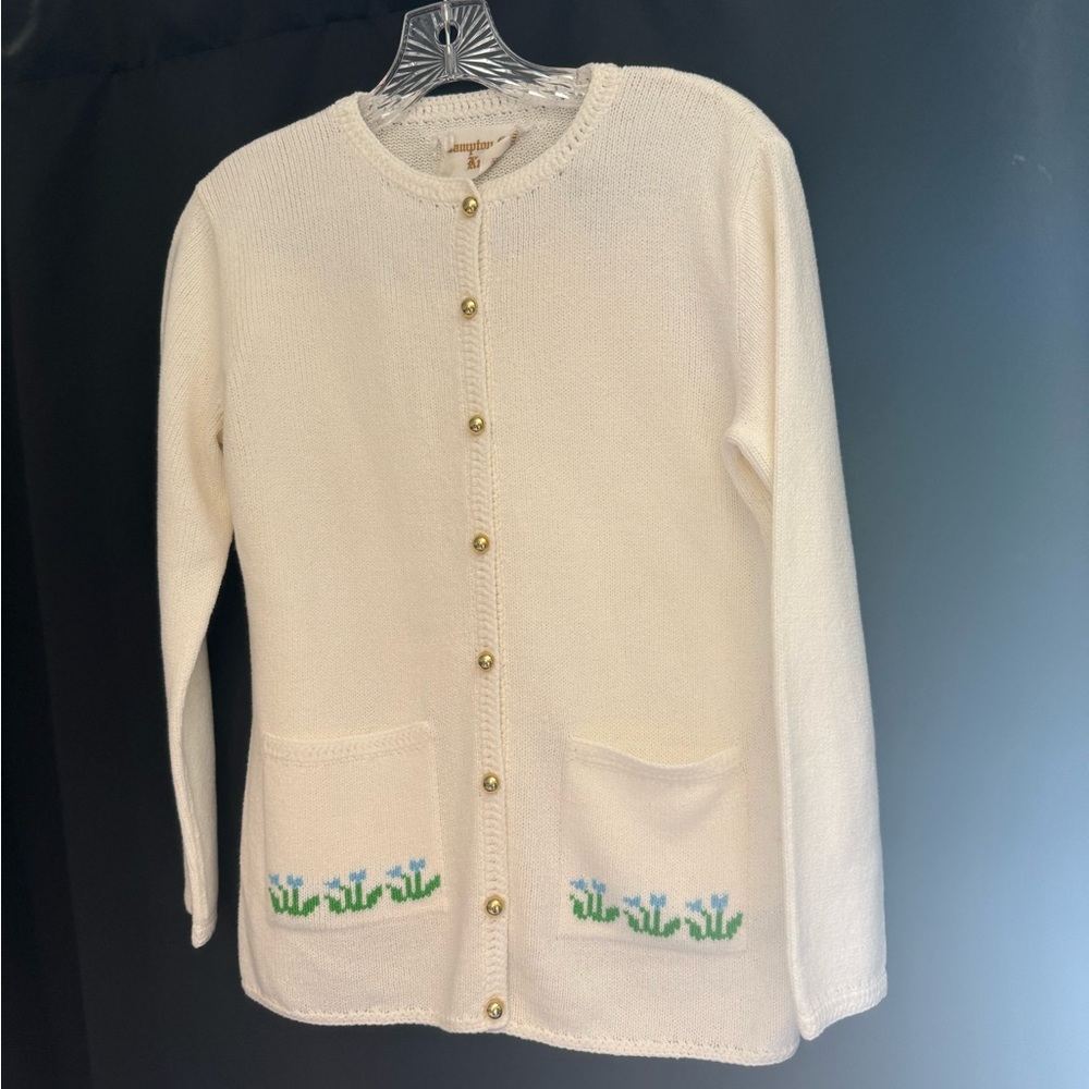 Hampton court knits cream sweater set